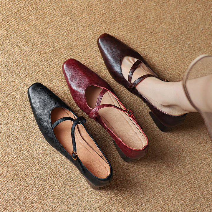 Evra Genuine Leather Heels