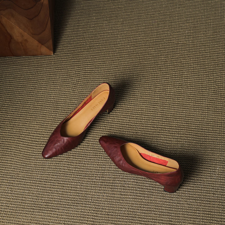 Vena Genuine Leather Heel Pumps