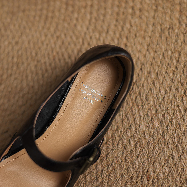 Elva Genuine Leather Shoes