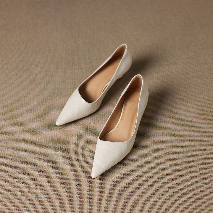 Elar Genuine Leather Heels