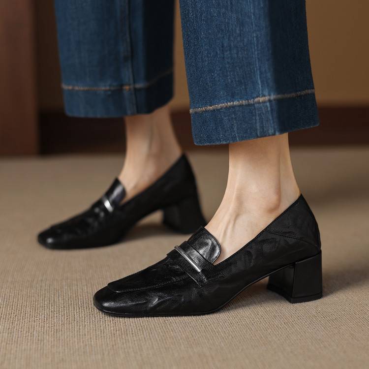 Zale Genuine Leather Heel