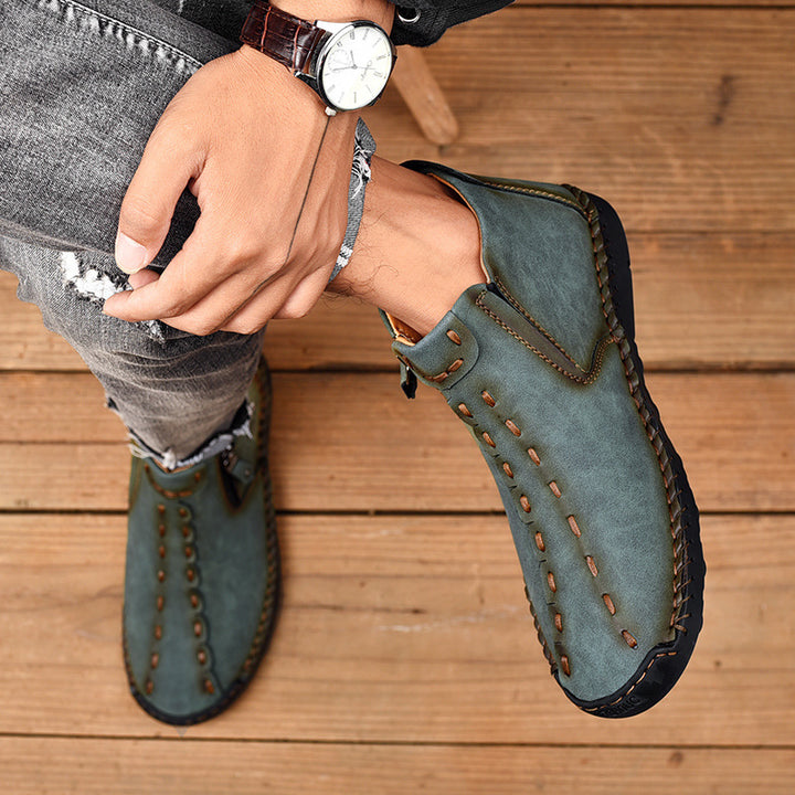 Ryder Premium Leather Ankle Shoes