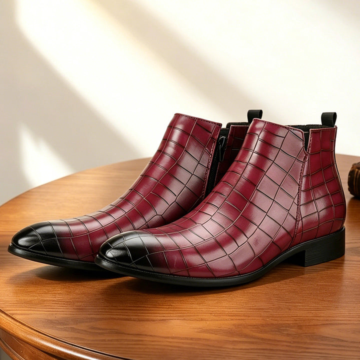 Elver Genuine Leather Chelsea Boots