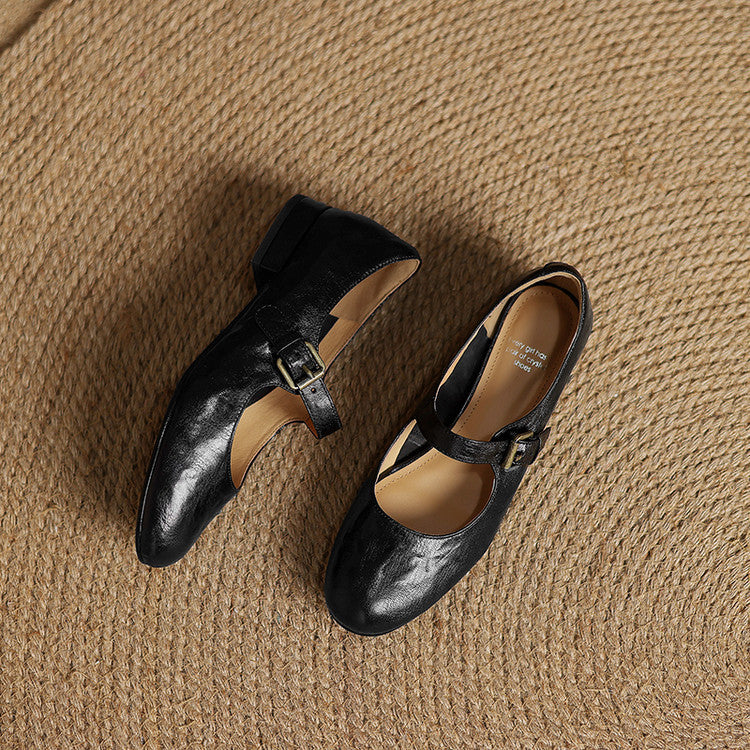 Elva Genuine Leather Shoes