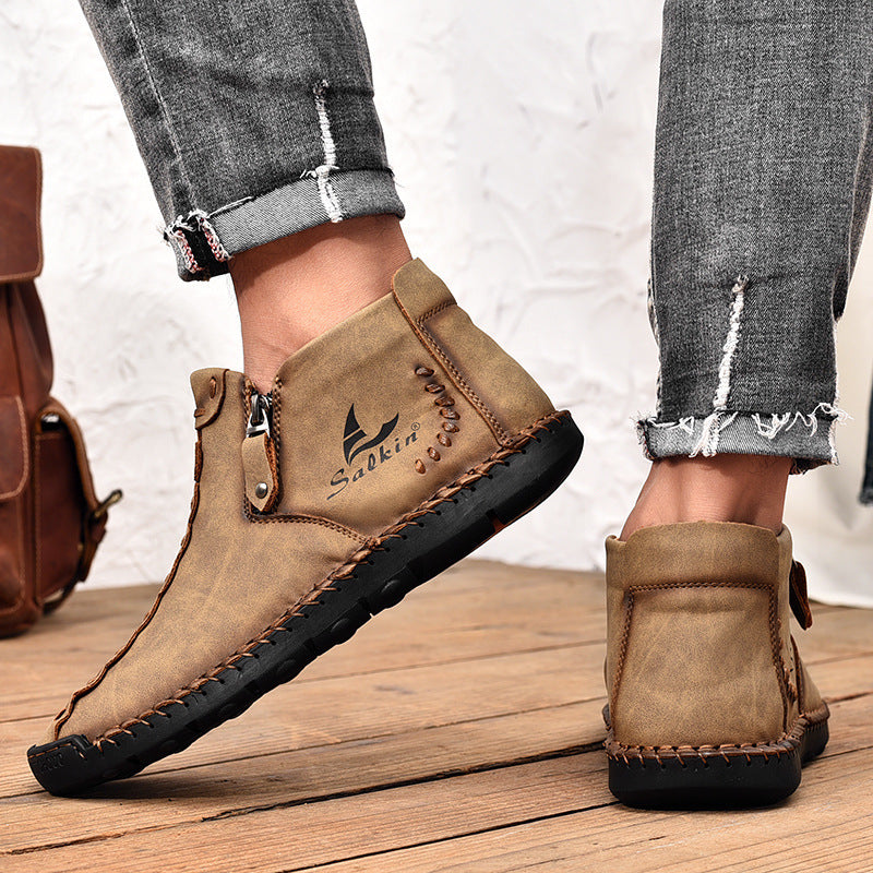 Ryder Premium Leather Ankle Shoes