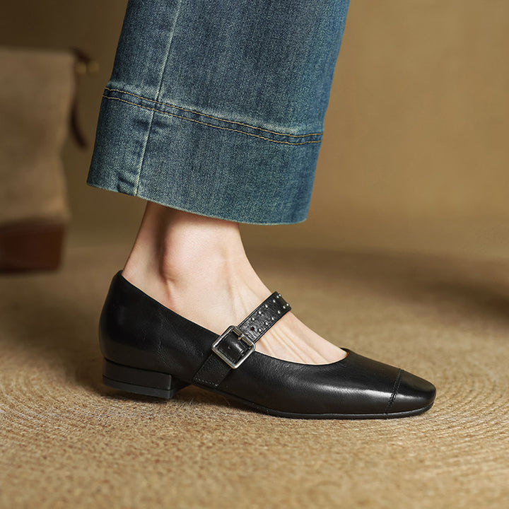 Elry Genuine Leather Shoes