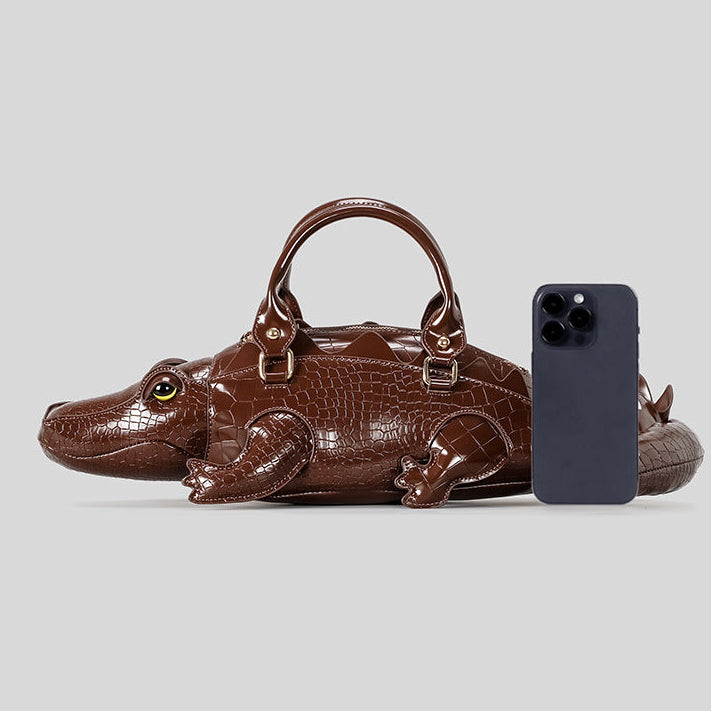 Rexa Crocodile Leather Bag