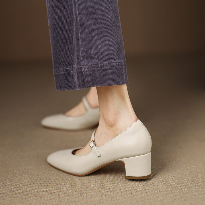 Cadrel Genuine Leather Pumps