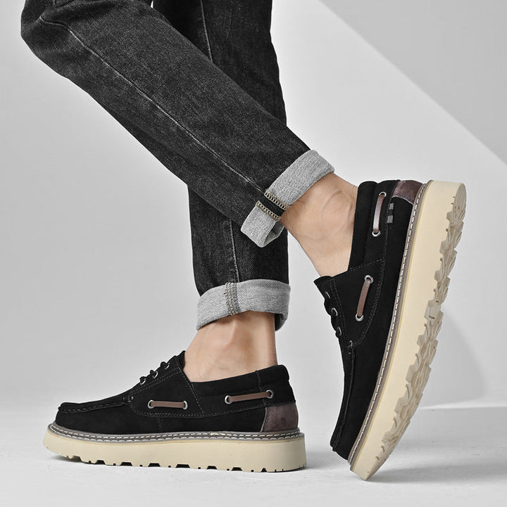 Harbor Genuine Leather Lace-up Shoes