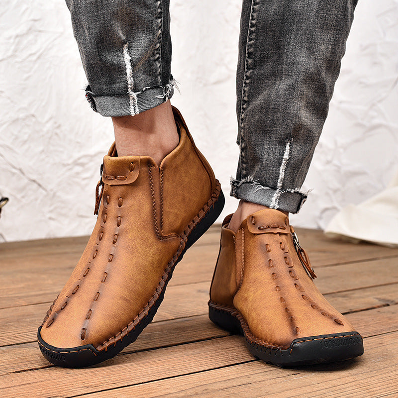 Ryder Premium Leather Ankle Shoes