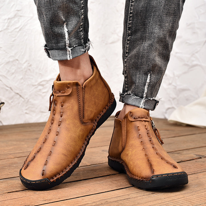 Ryder Premium Leather Ankle Shoes