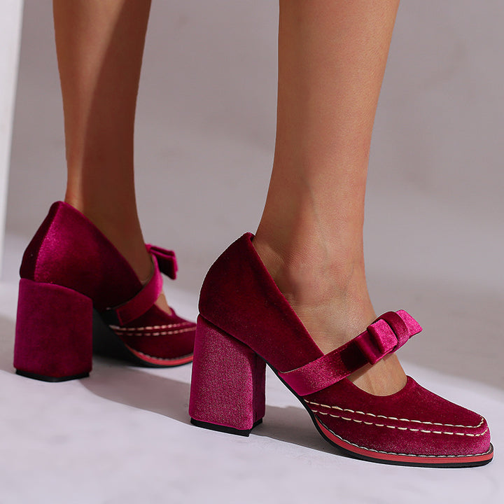 Clair Block Heels