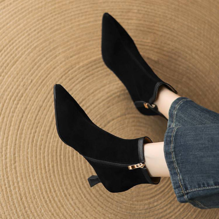 Noelle Genuine Suede Boots