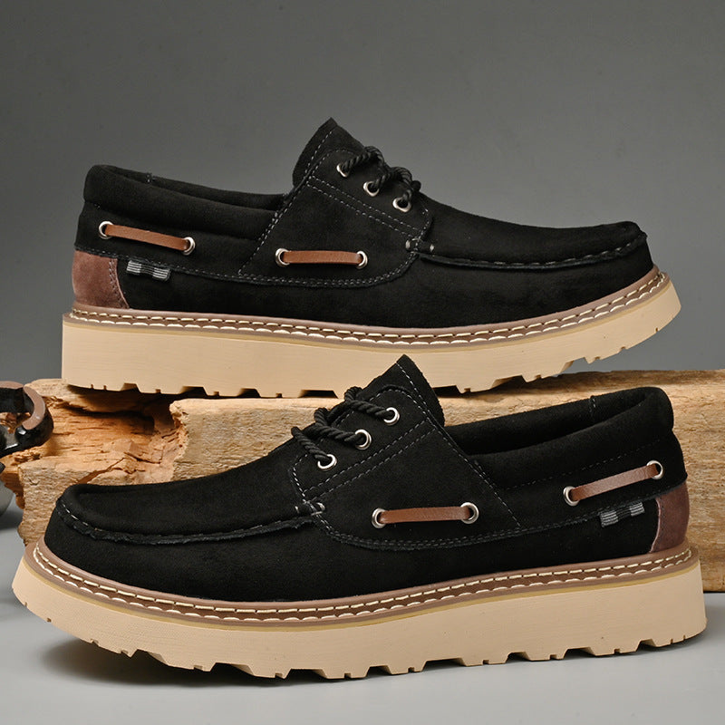 Harbor Genuine Leather Lace-up Shoes