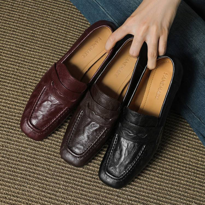 Sora Genuine Leather Heels