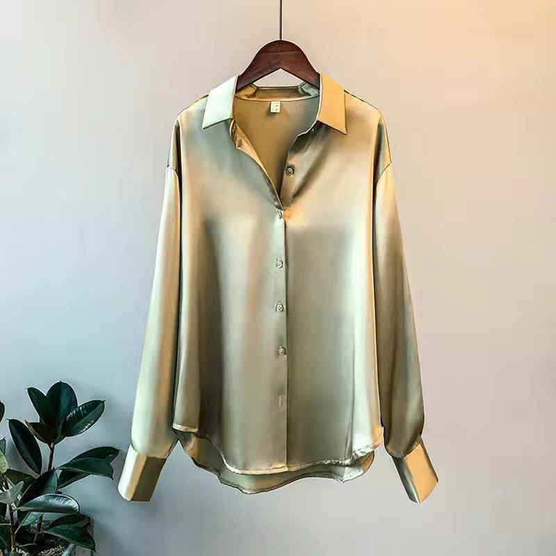 Mirela Satin Shirt