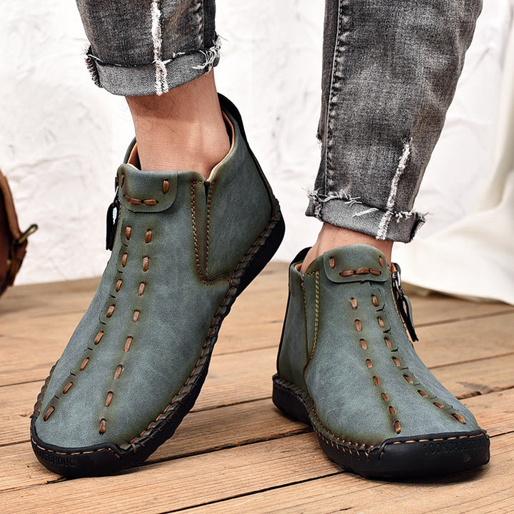 Ryder Premium Leather Ankle Shoes