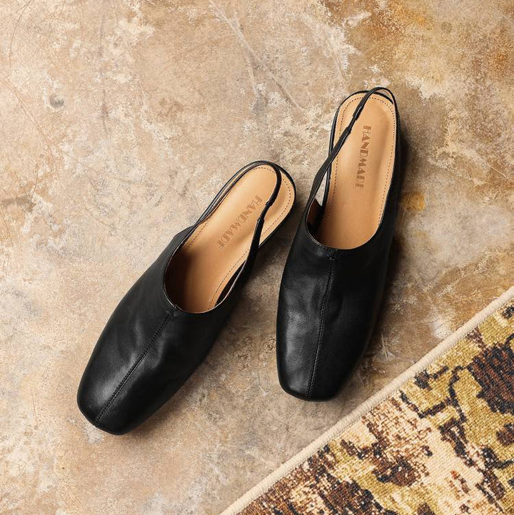 Svella Genuine Leather Slingbacks