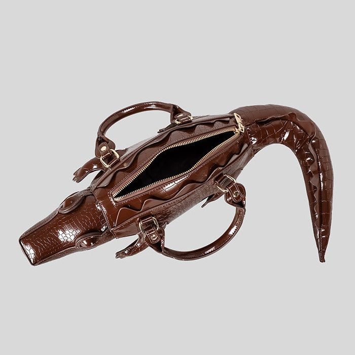 Rexa Crocodile Leather Bag