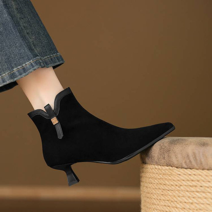 Noelle Genuine Suede Boots