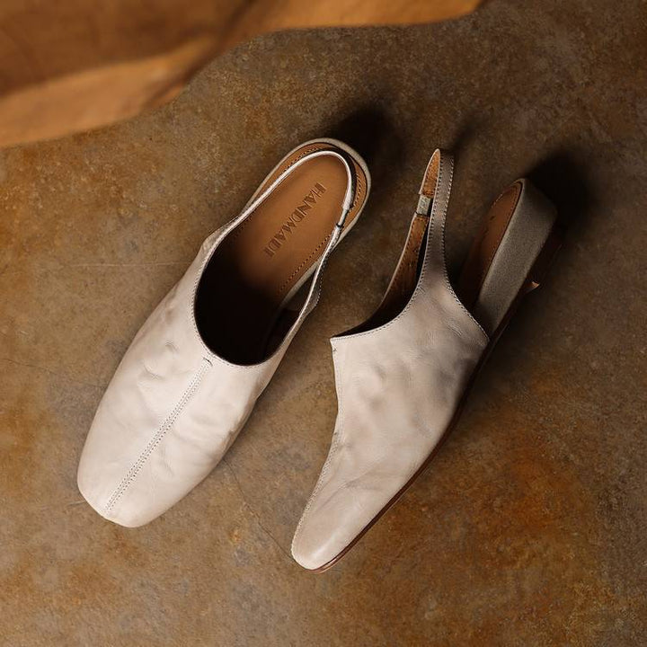 Svella Genuine Leather Slingbacks