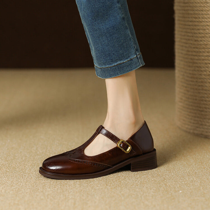 Myra Genuine Leather Shoes