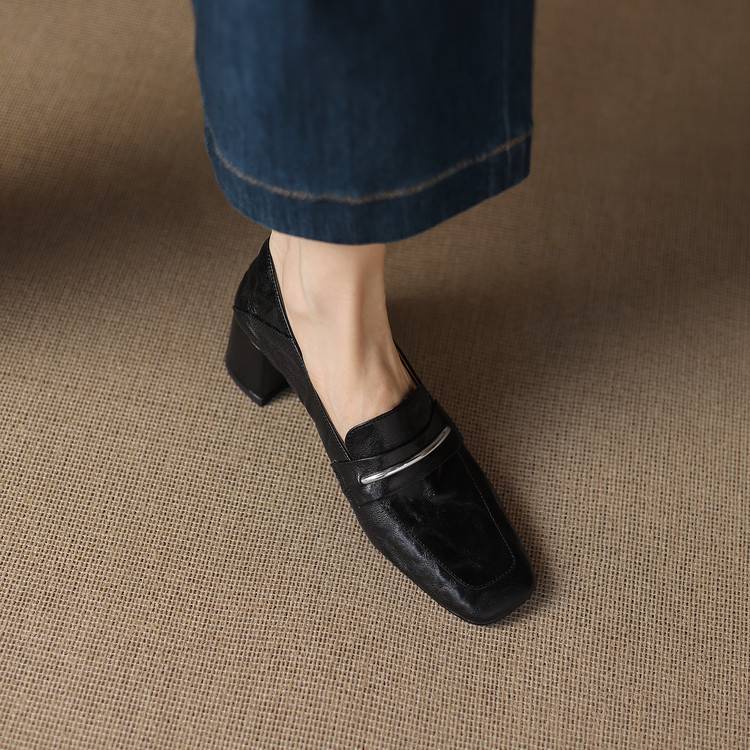 Zale Genuine Leather Heel