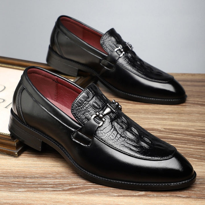 Rovian Polished Leather Bit Loafers