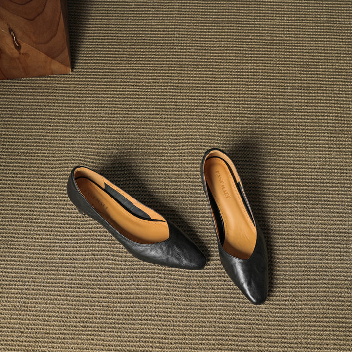 Vena Genuine Leather Heel Pumps