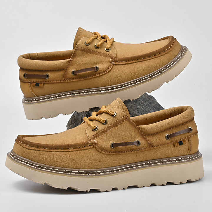 Harbor Genuine Leather Lace-up Shoes