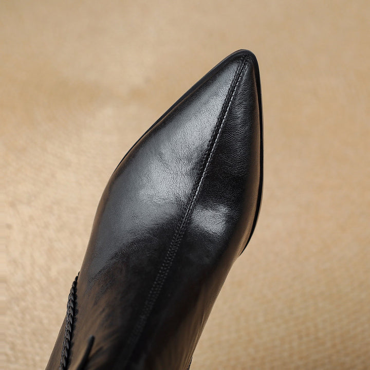 Colette Genuine Leather Ankle Boots