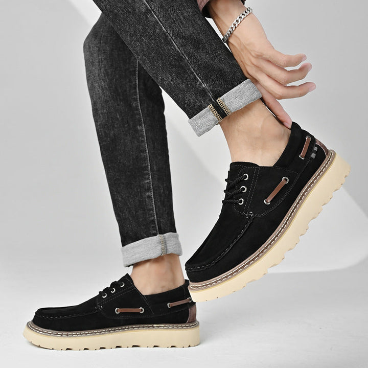 Harbor Genuine Leather Lace-up Shoes
