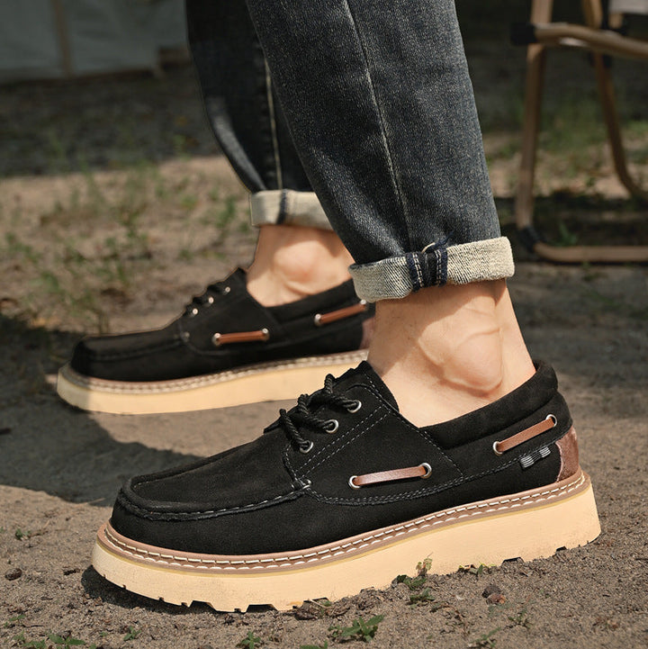Harbor Genuine Leather Lace-up Shoes