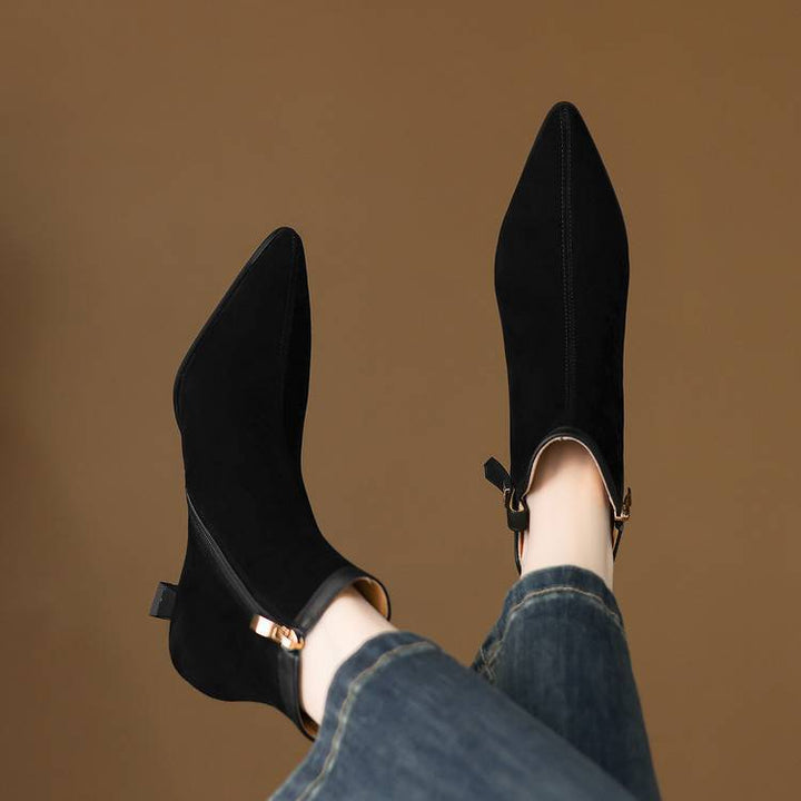 Noelle Genuine Suede Boots