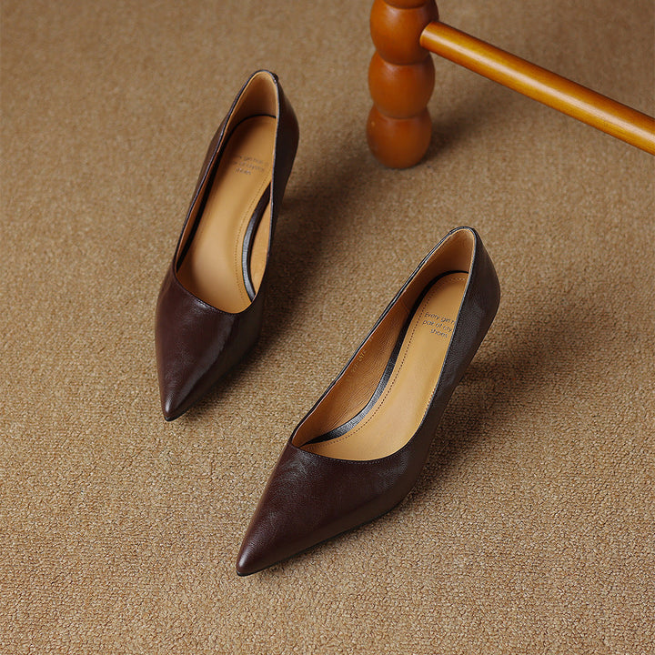 Elore Genuine Leather Heels