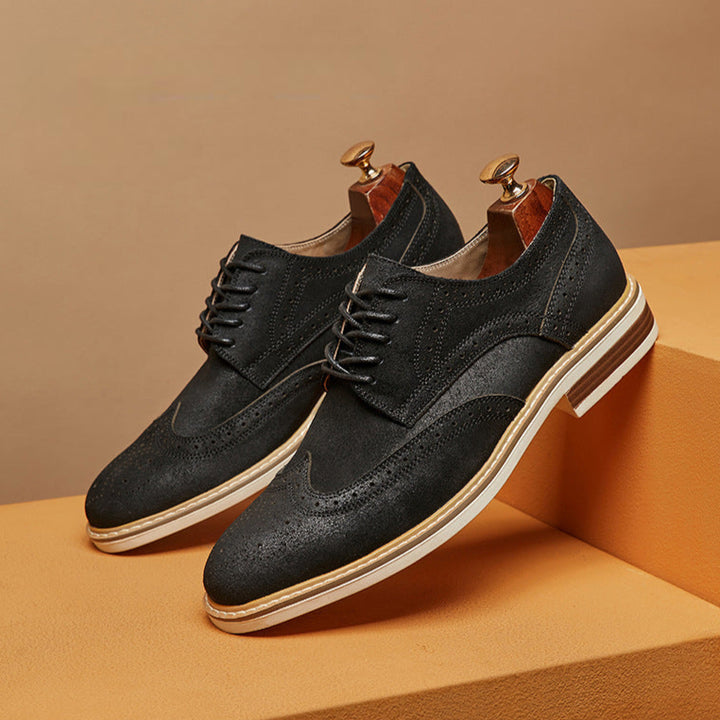 Zaviar Genuine Leather Shoes