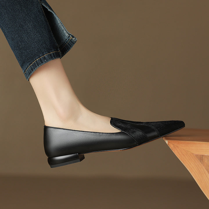 Klara Genuine Leather Flats