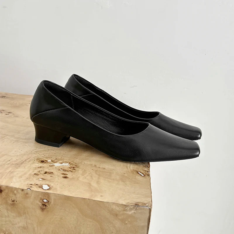 Nicole Genuine Leather Pumps