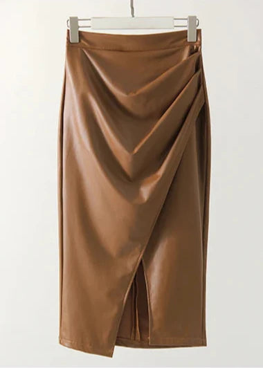 Maeve Leather Skirt