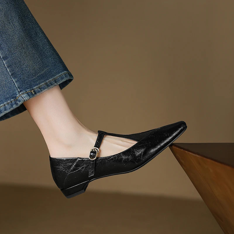 Biana Genuine Leather Heels