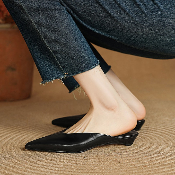 Eneva Leather Mules