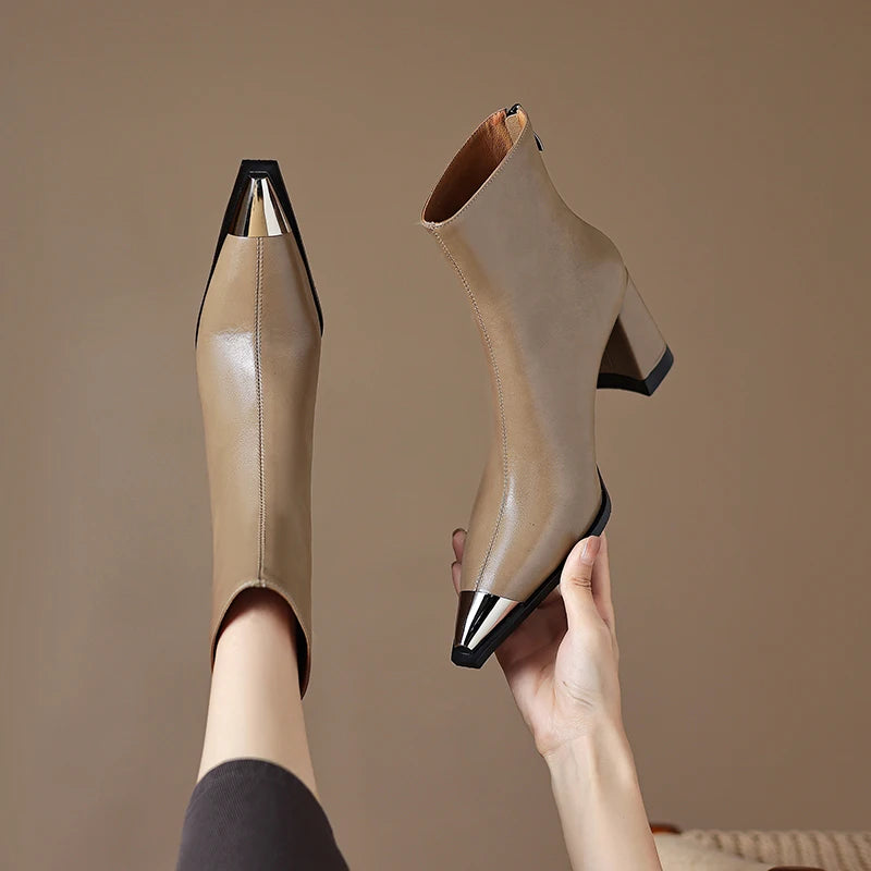 Elyth Genuine Leather Boots