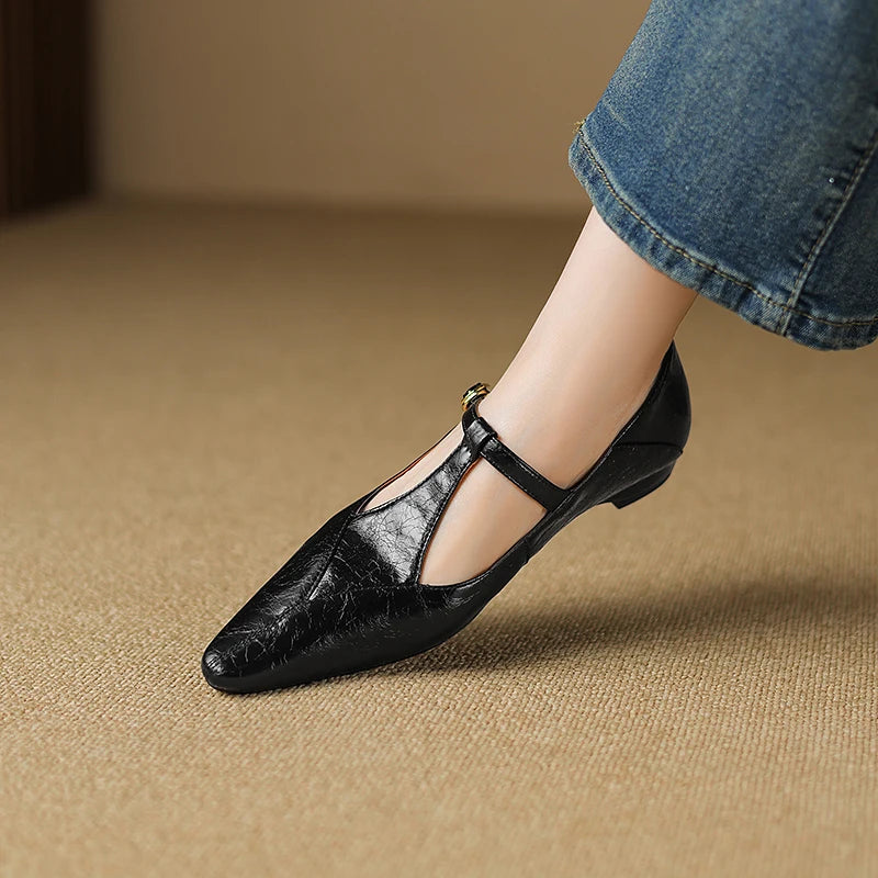 Biana Genuine Leather Heels