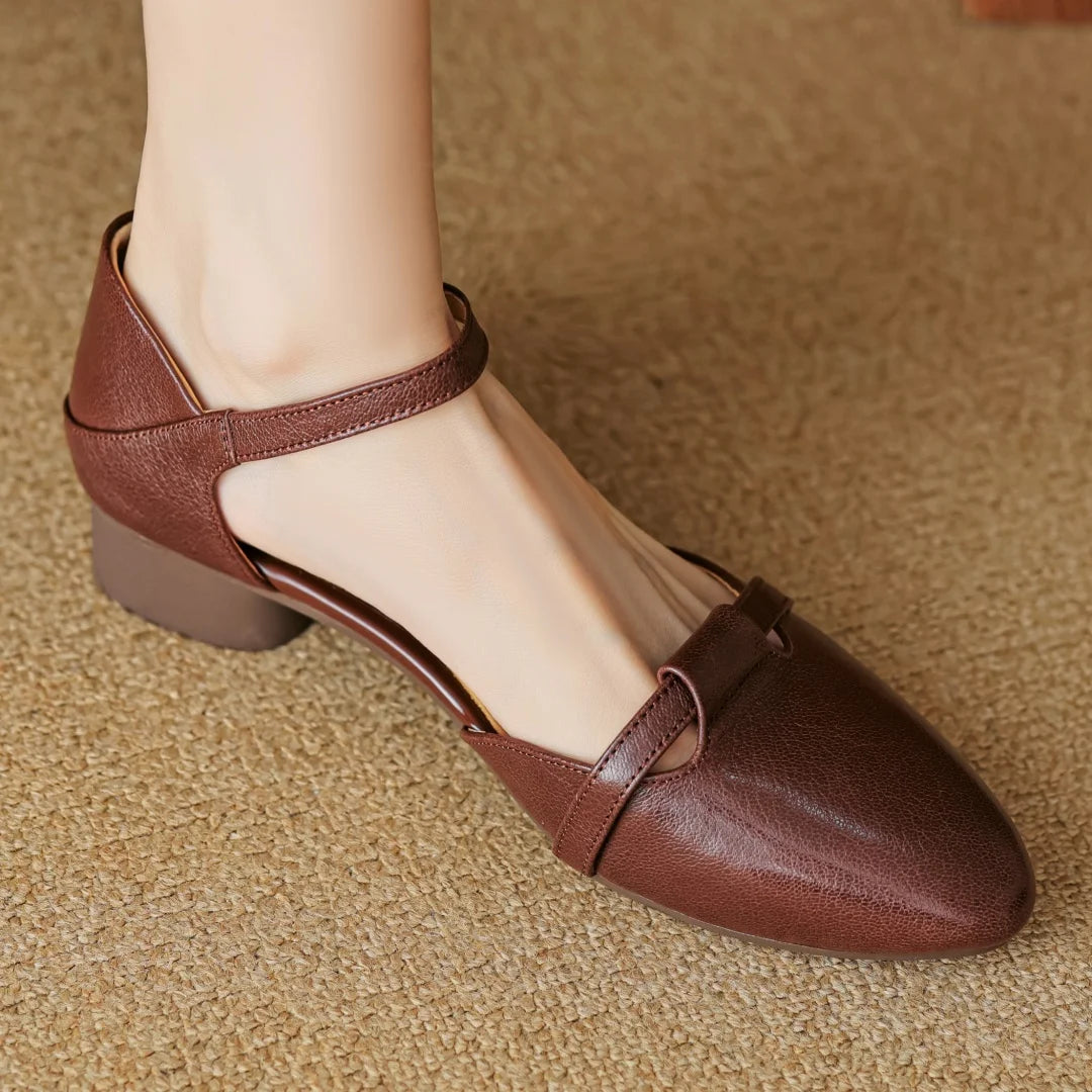 Laney Genuine Leather Heels
