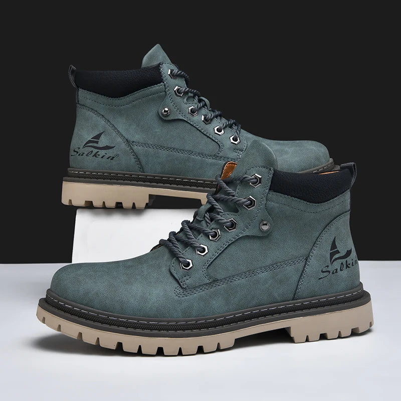 Regon Genuine Leather Boots