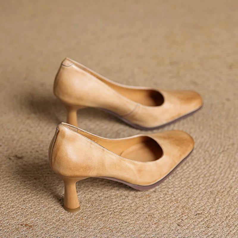 Diara Genuine Leather Heels