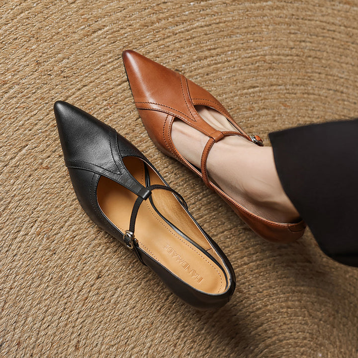 Lorena Genuine Leather Heels