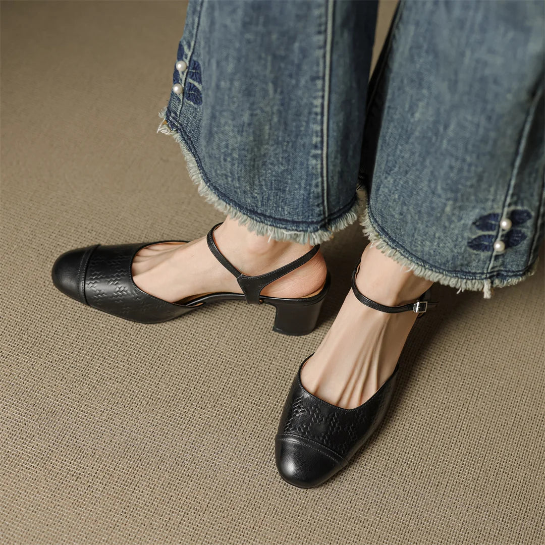 Valery Genuine Leather Pumps