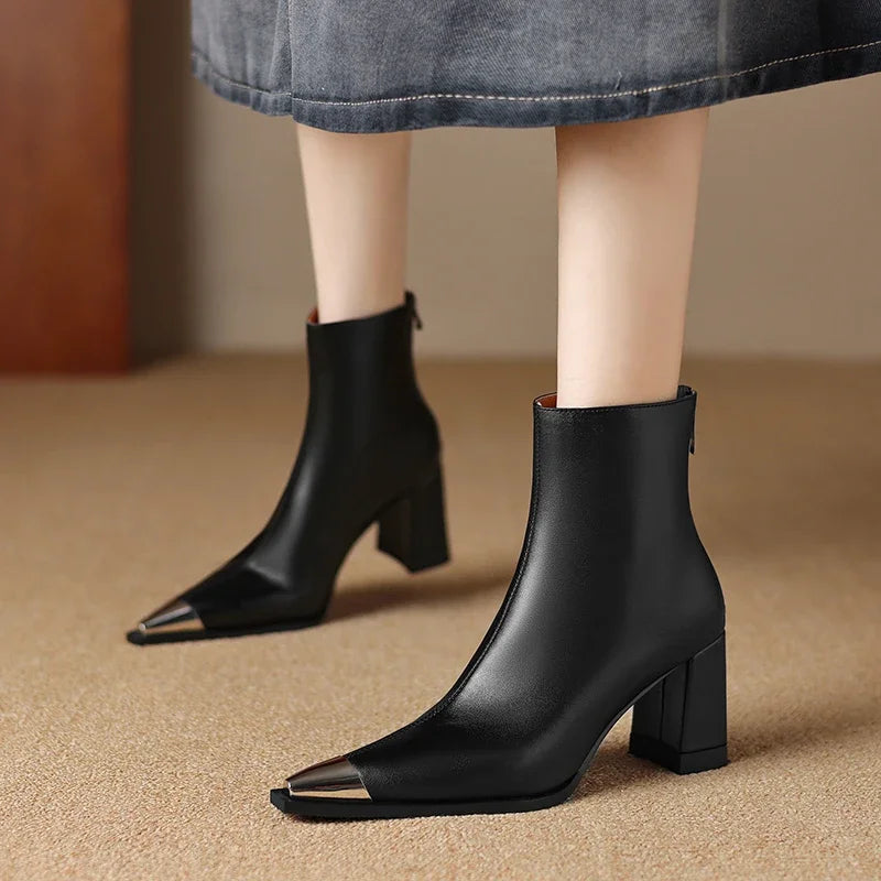 Elyth Genuine Leather Boots