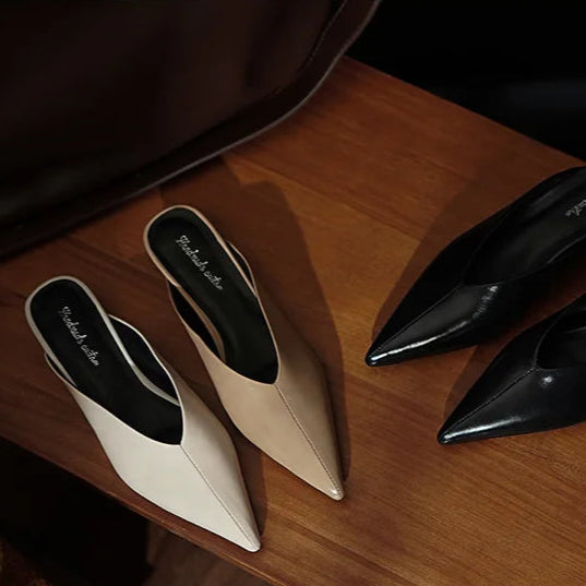 Eneva Leather Mules